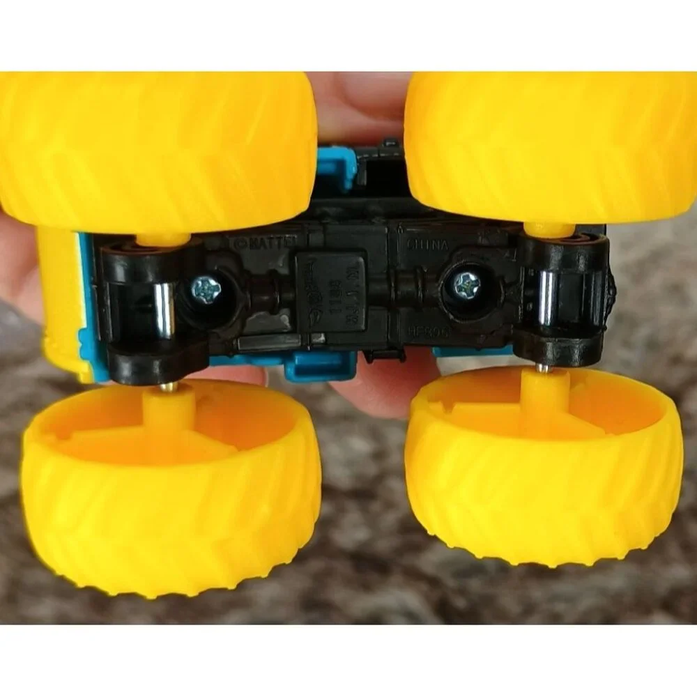 Monster Truck Toy With Yellow Tires & Blue Body‎ For Kids